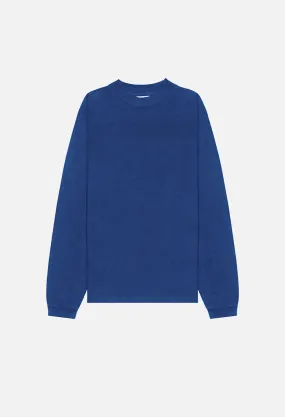 900 LS Mock Tee / Cobalt