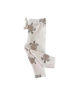 Baby leggings / turtles