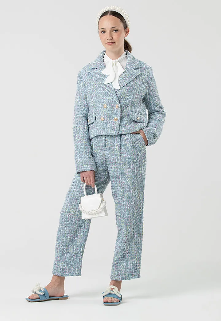 Barroque Tweed Blazer And Trousers Set