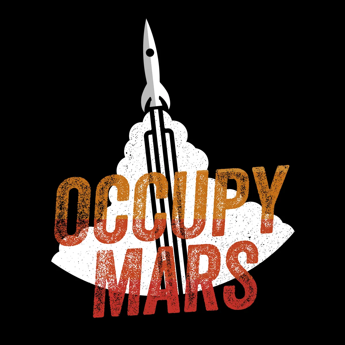 Black & White Tank Top Occupy MARS Nasa Space Project SpaceX Rocket Stars