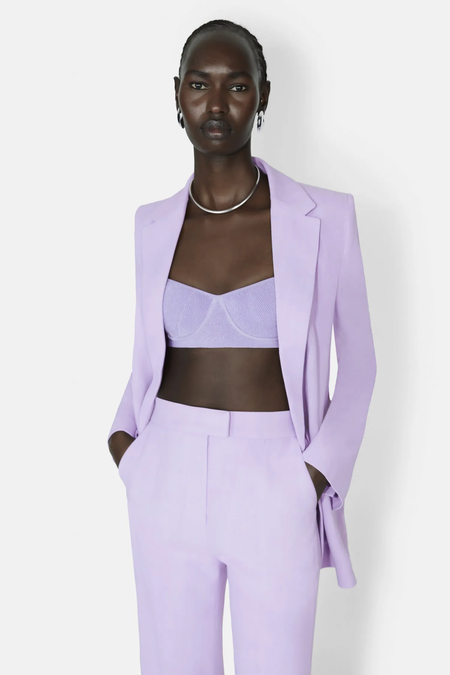 Boyfriend Blazer - Lilac