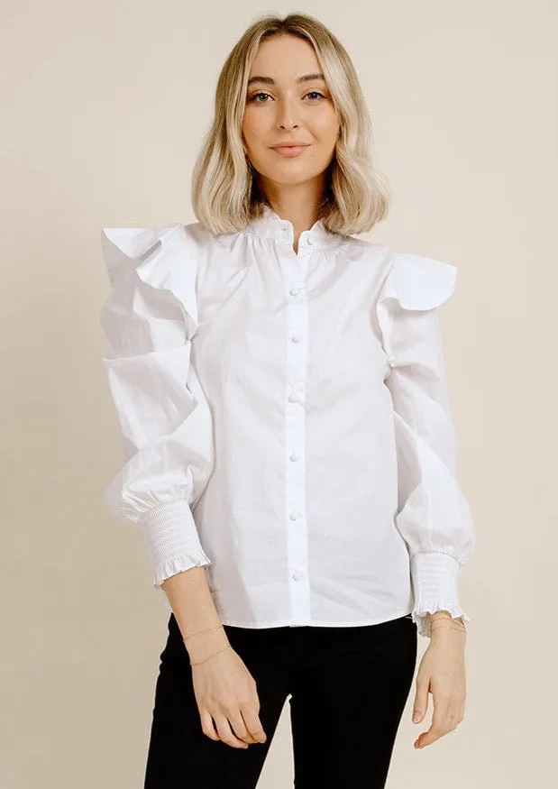 Brinley Blouse - White