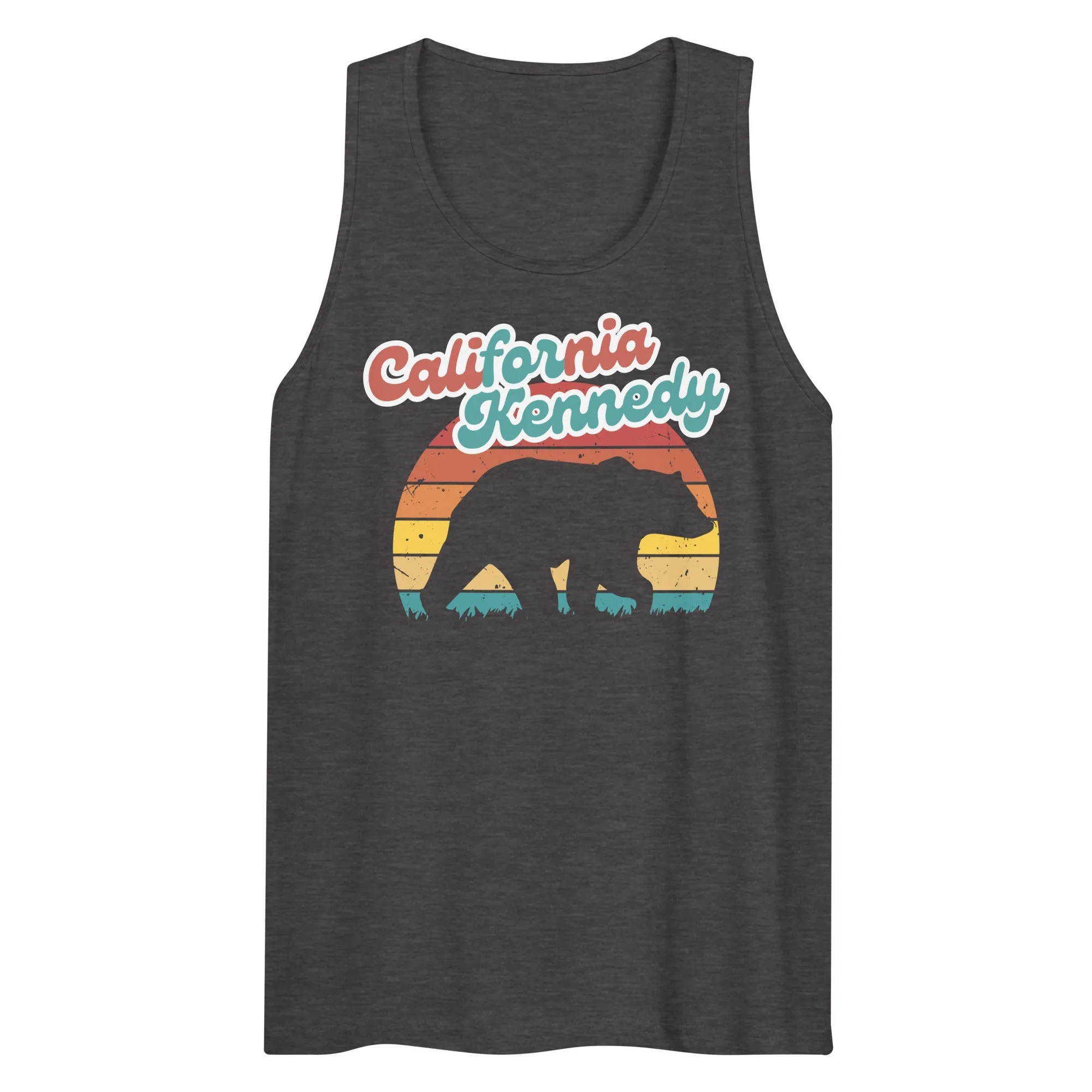 California for Kennedy Bear Men’s Tank Top