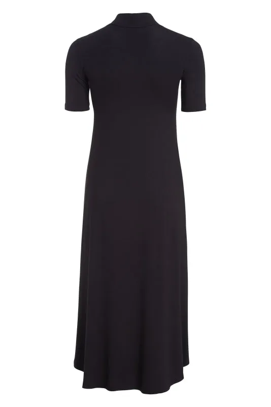 Cindy Mock Neck Dress