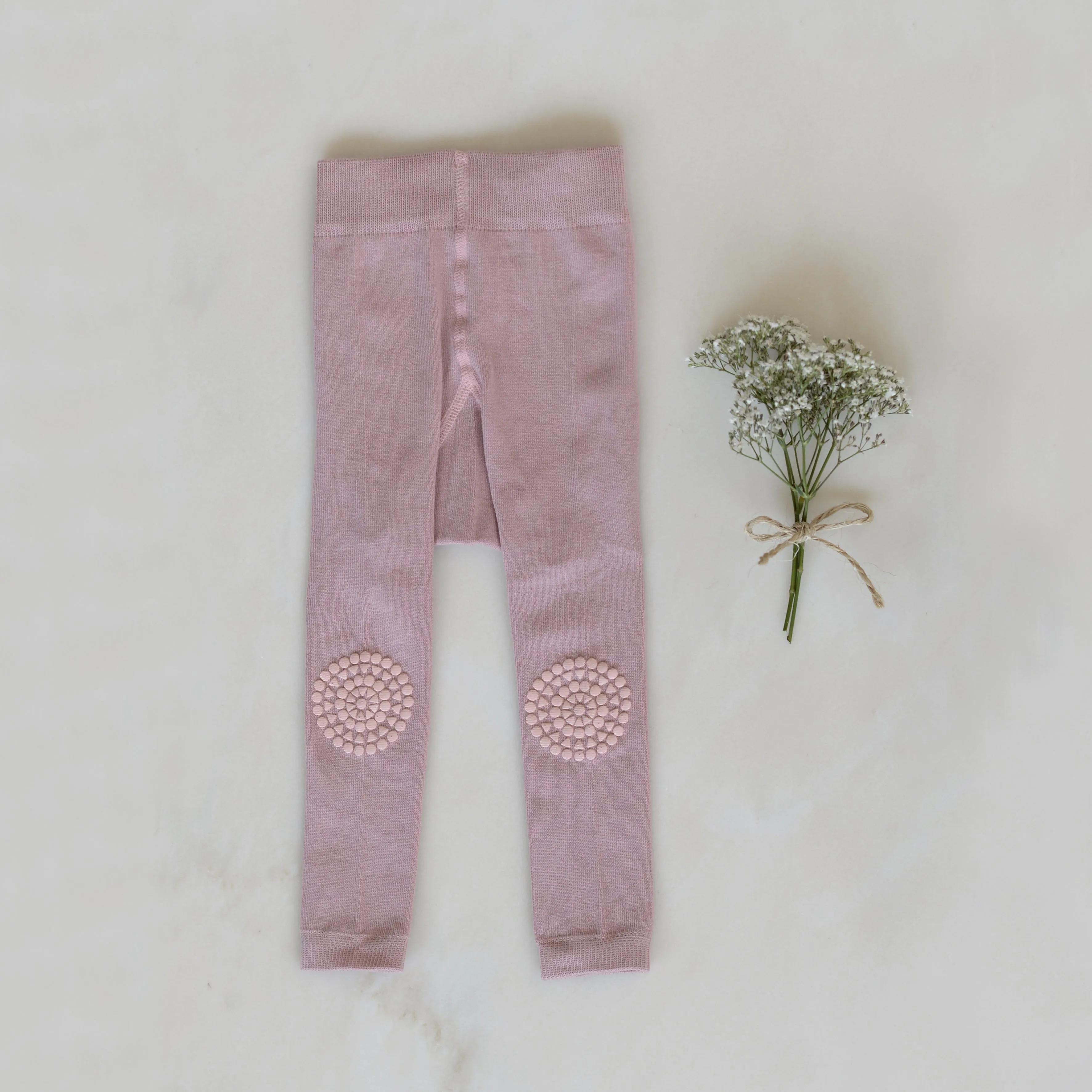 Crawling Leggings - Dusty Rose