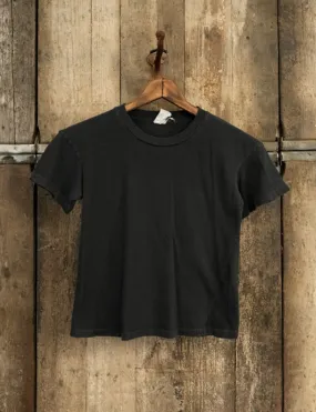 Crop Tee, Coal Pigment