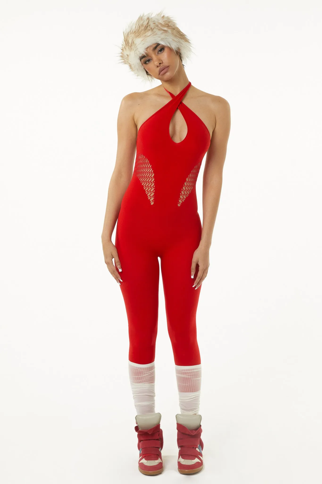 Cystar Jumpsuit - Red