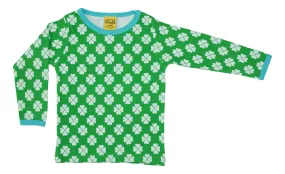 DUNS Green Clover Long Sleeved Top