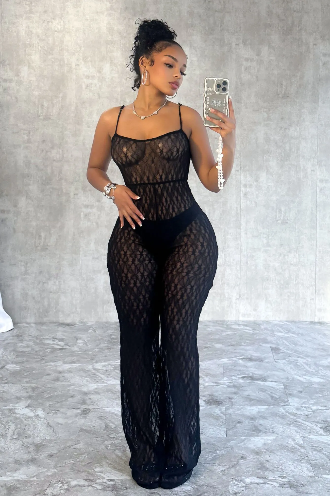 Evening Glow Lace Jumpsuit