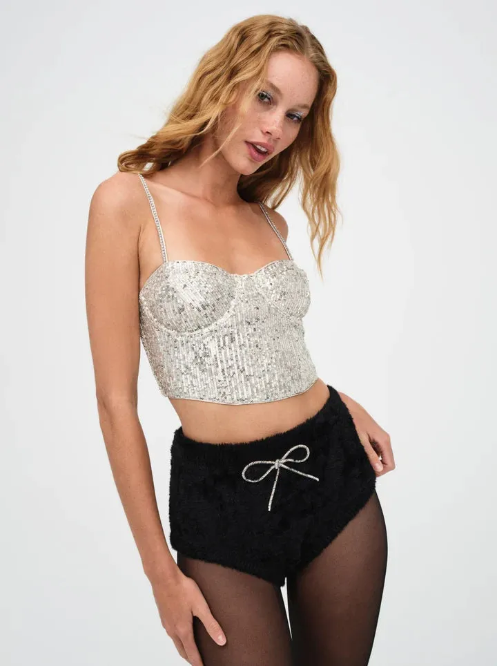 For Love & Lemons - Tia Top - Silver