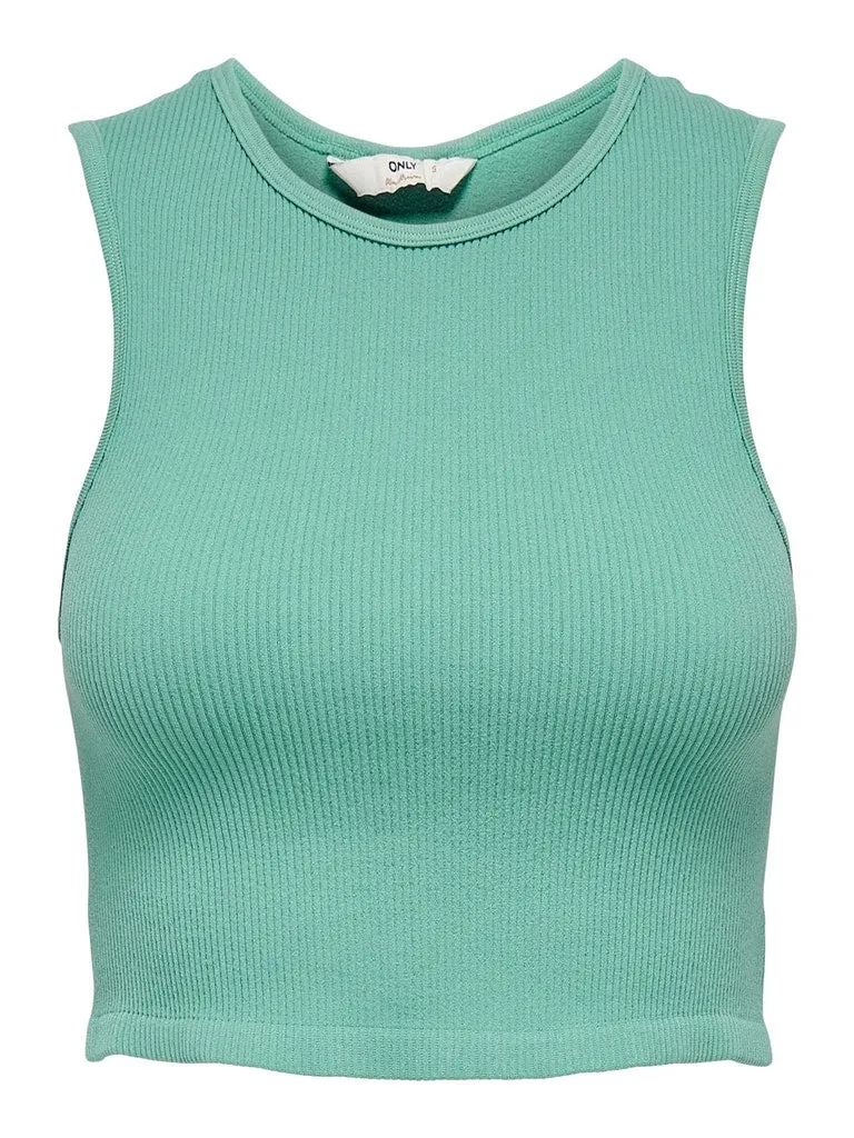 Gwen Ribbed Crop Tank