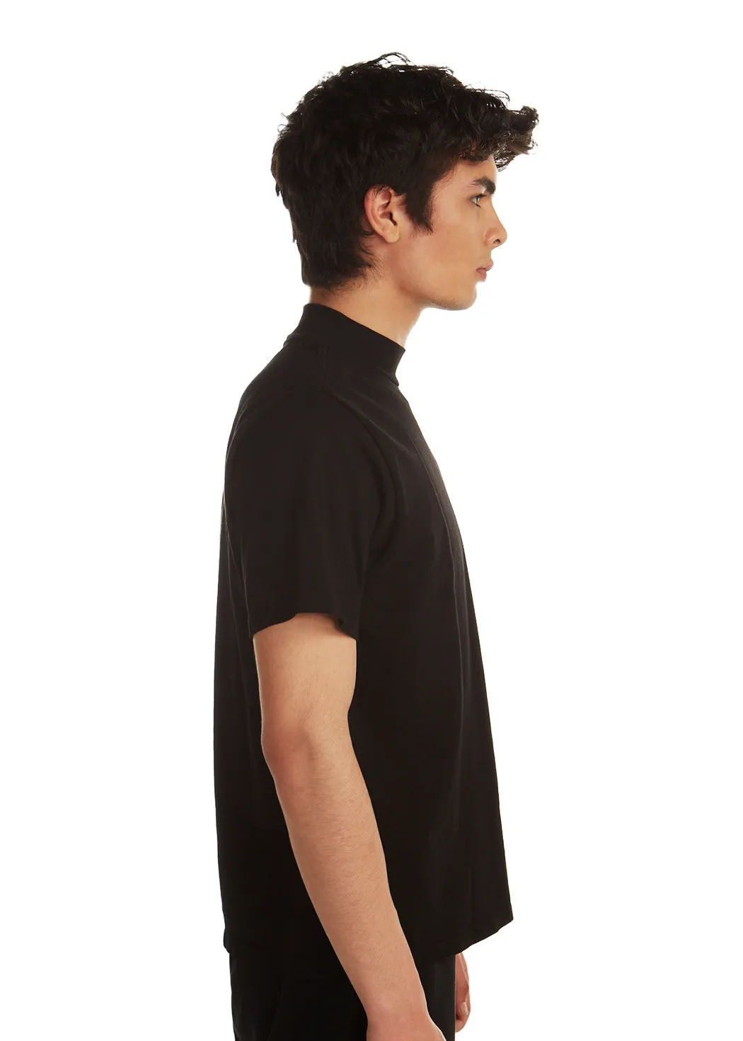 Heavyweight Mock Neck Tee