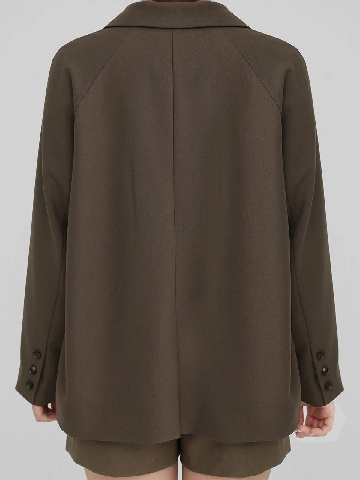 Imogen Brown Oversized Blazer