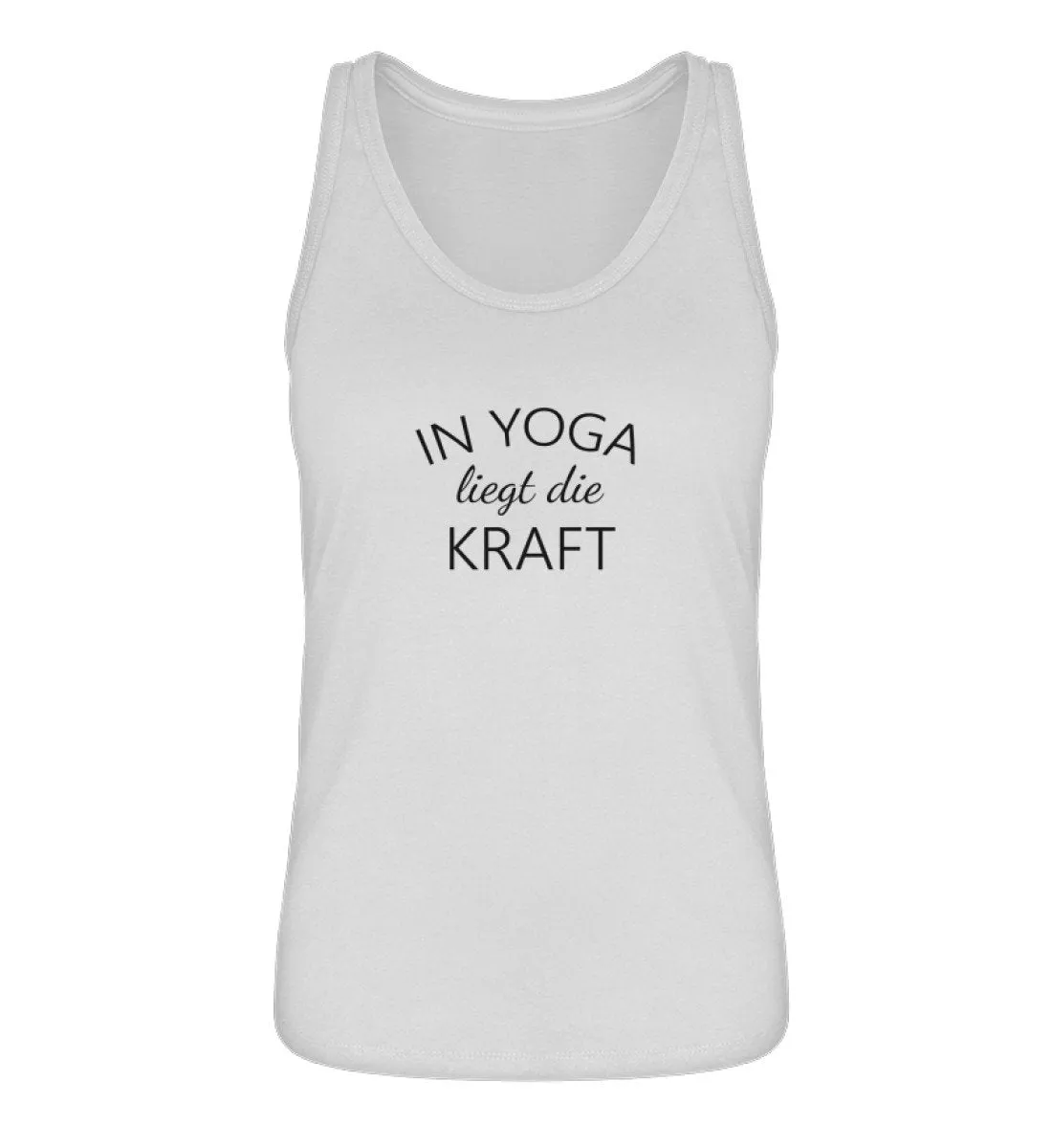 In Yoga liegt die Kraft 100% Bio Tank Top