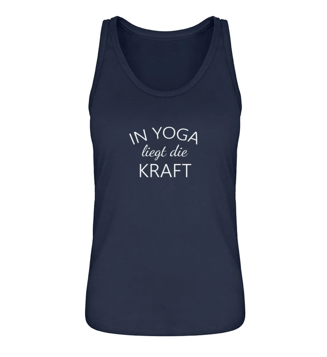 In Yoga liegt die Kraft 100% Bio Tank Top