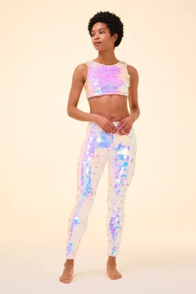 INDUS SEQUIN LEGGINGS - OPAL