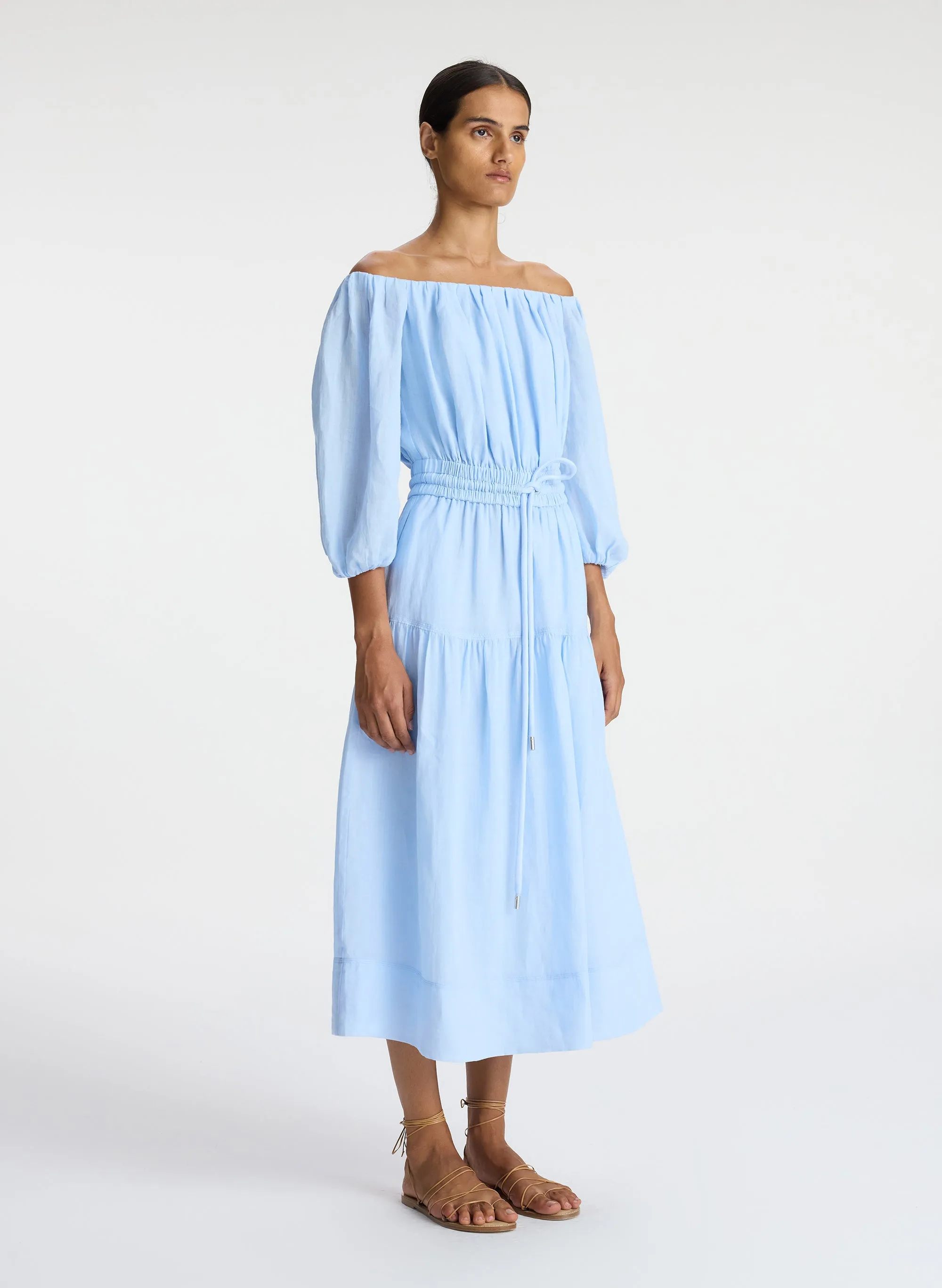 Indy Off Shoulder Midi Dress