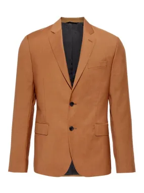 J.Lindeberg Mens Hopper Soft Comfort Wool Blazer - GLAZED GINGER