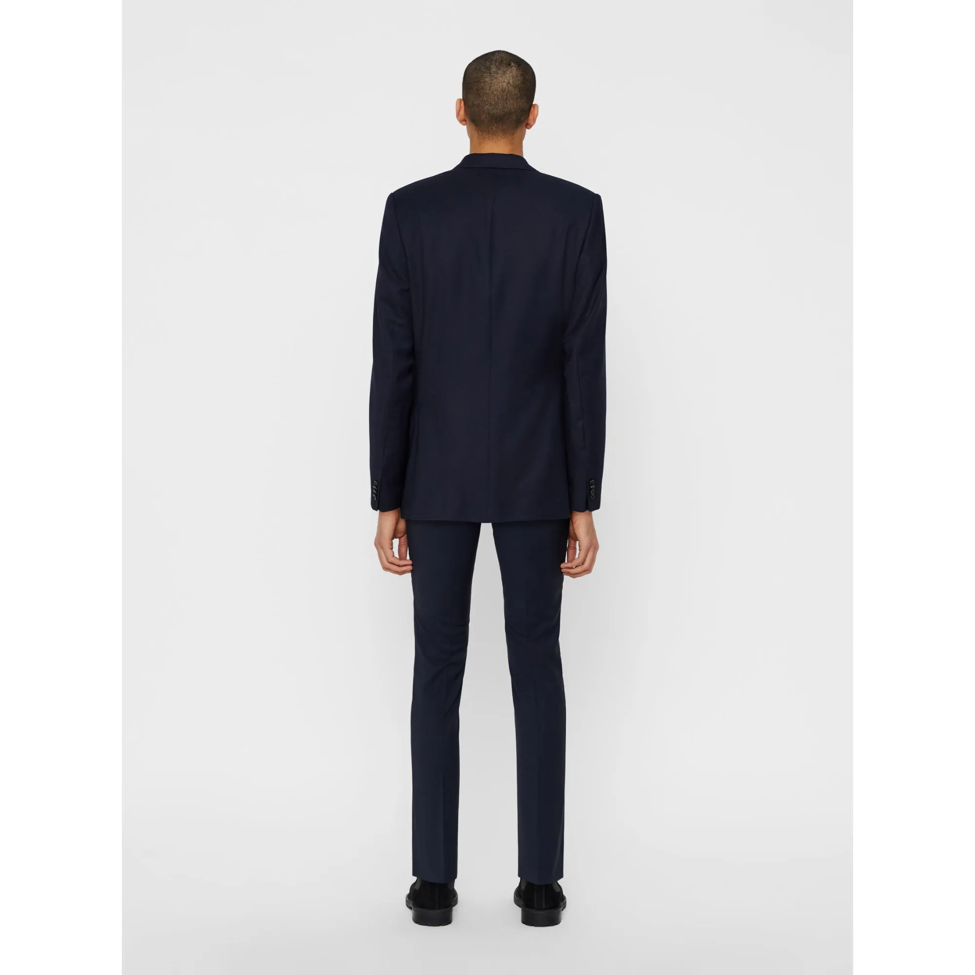 J.Lindeberg Men's Lined Donnie Fancy Blazer - Italian Wool - JL NAVY