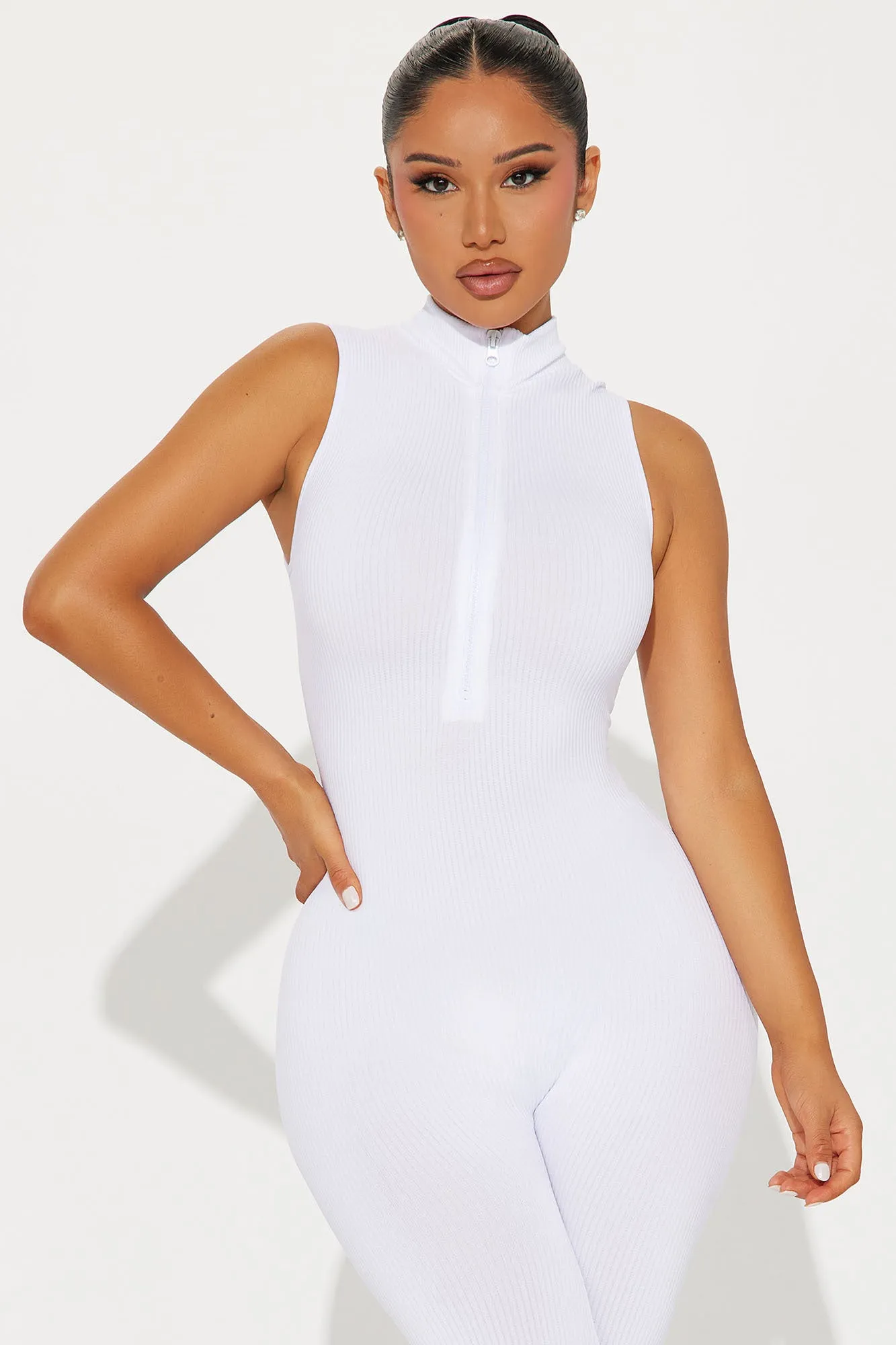 Johanna Seamless Jumpsuit - White