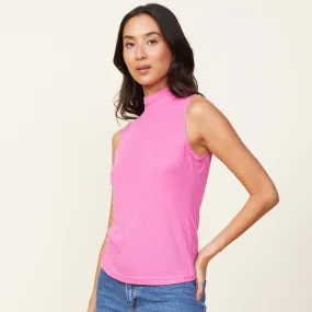 Light Mock Neck Tank