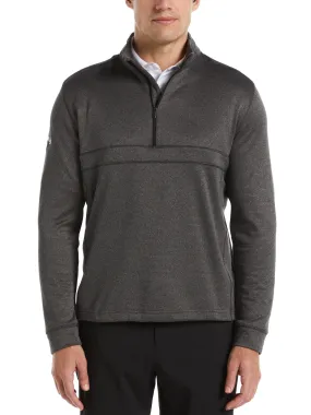 Mens Waffle 1/4 Zip Golf Pullover