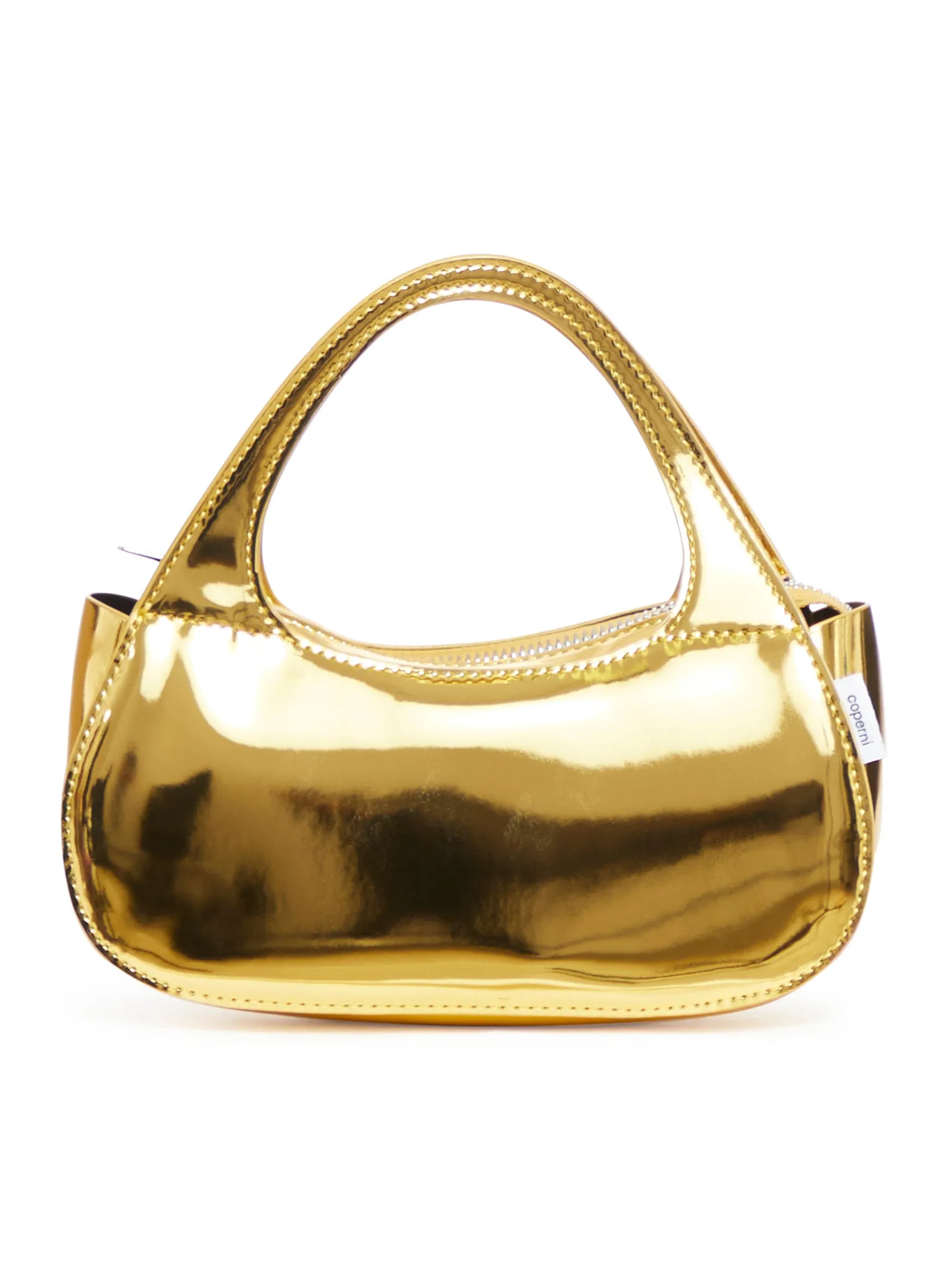 Metallic Micro Baguette Swipe Bag