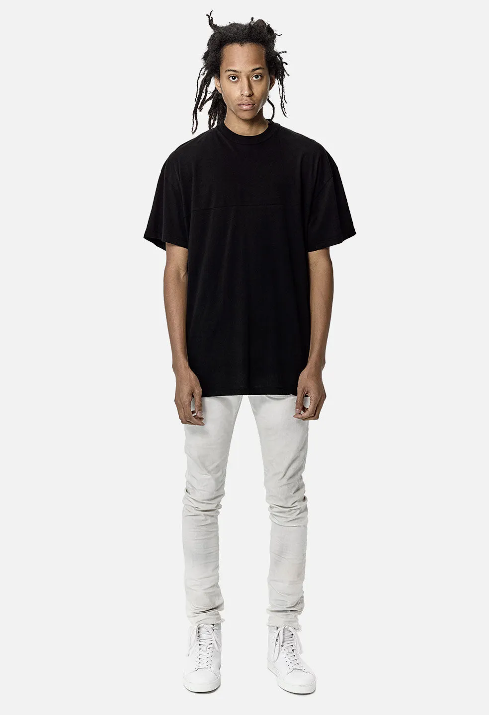 Mock Panel Tee / Black