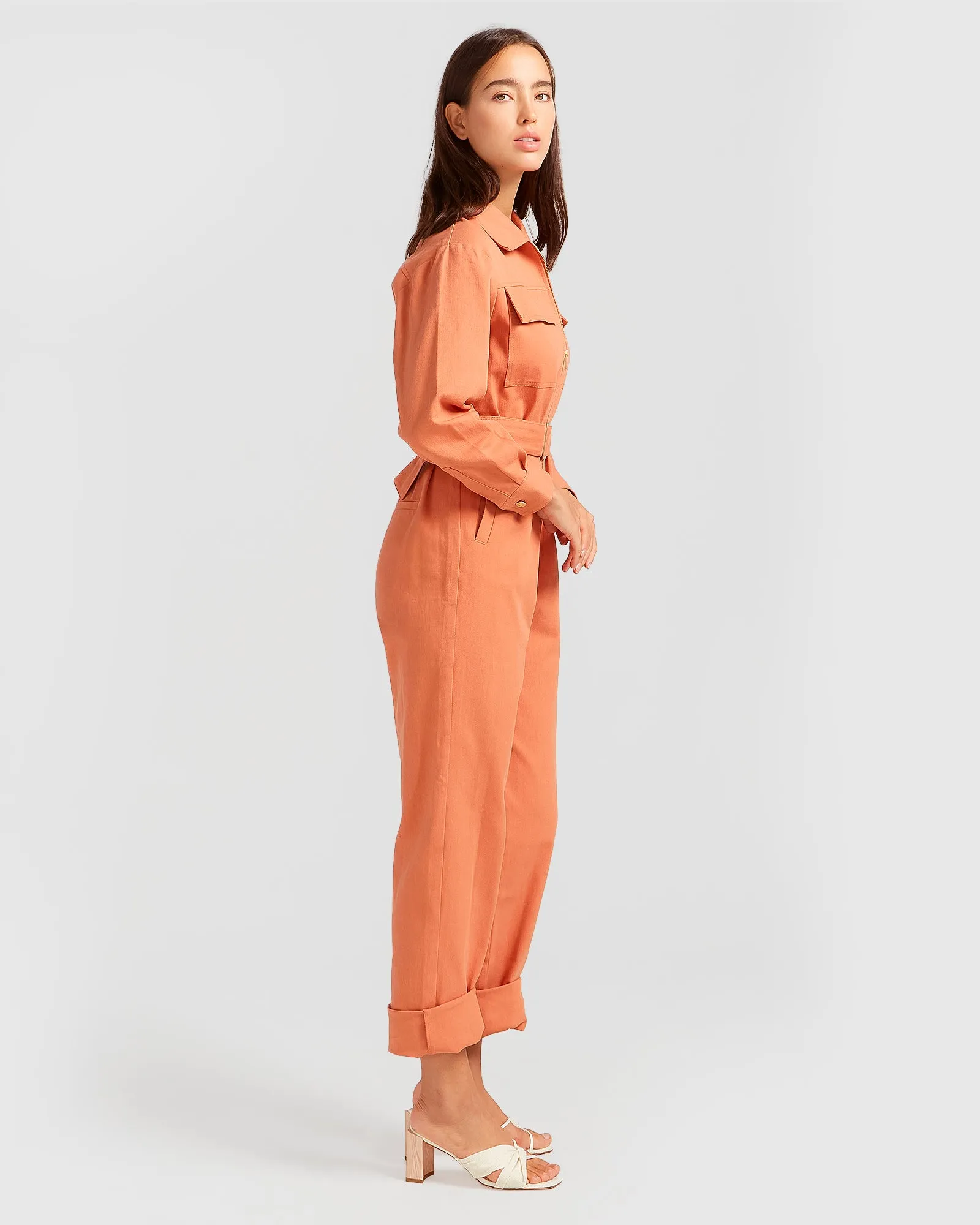 Montana Utility Jumpsuit - Sienna