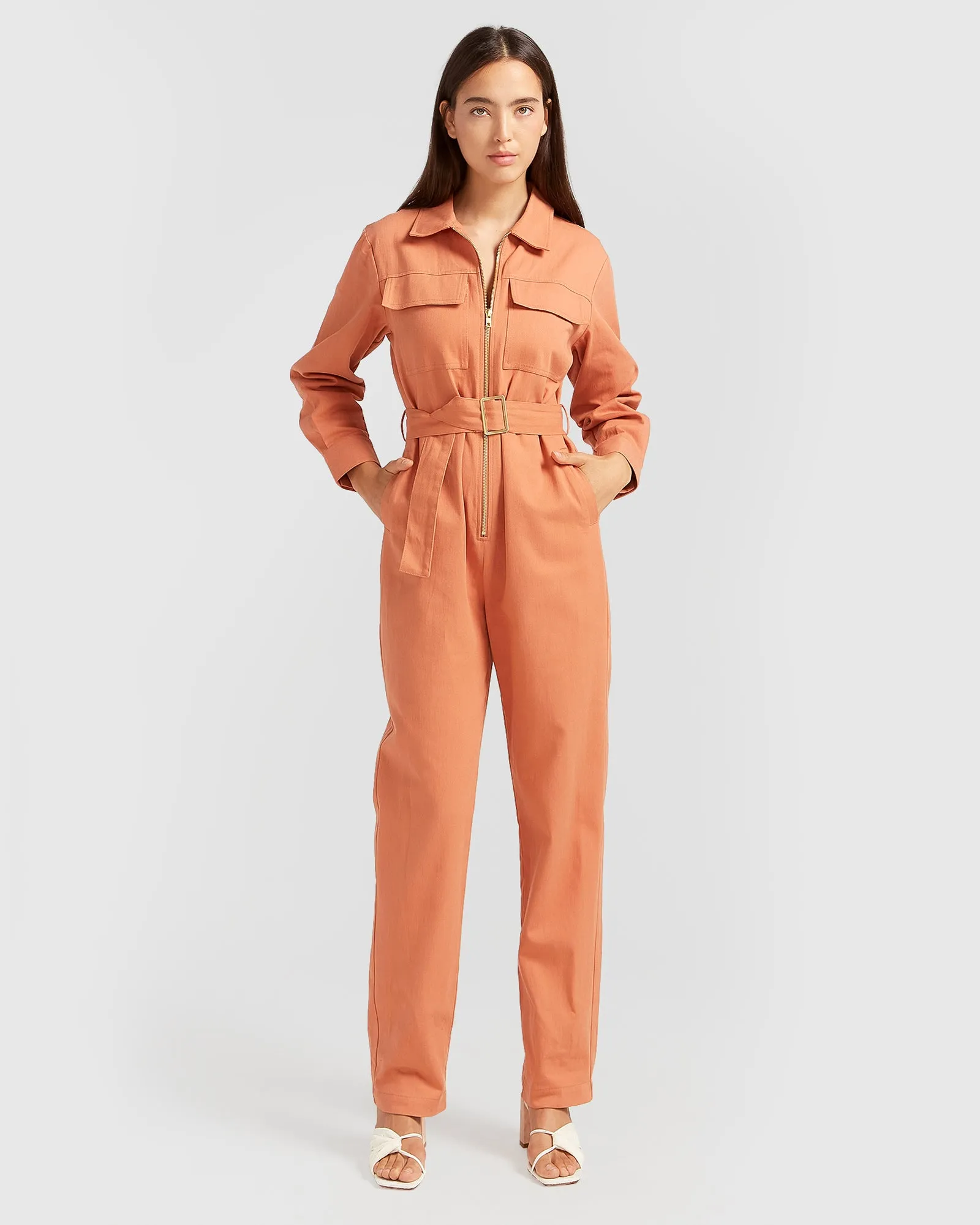 Montana Utility Jumpsuit - Sienna