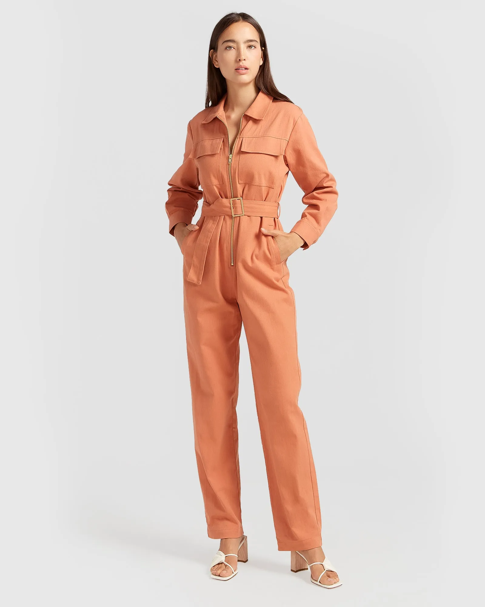 Montana Utility Jumpsuit - Sienna