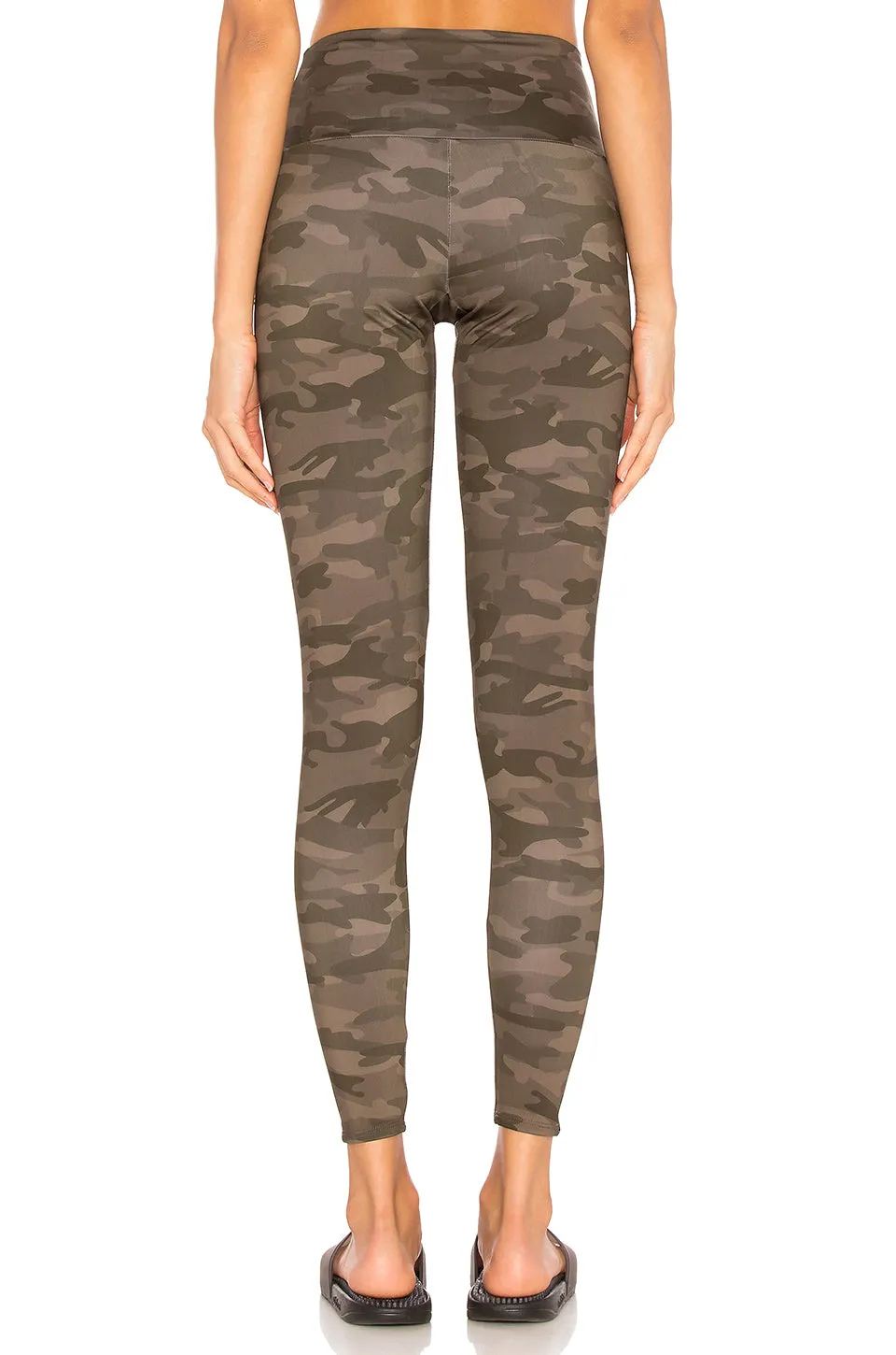 Onzie High Rise Green Camo Leggings