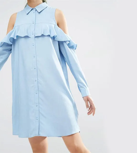 Piper Ruffle Off Shoulder Dress