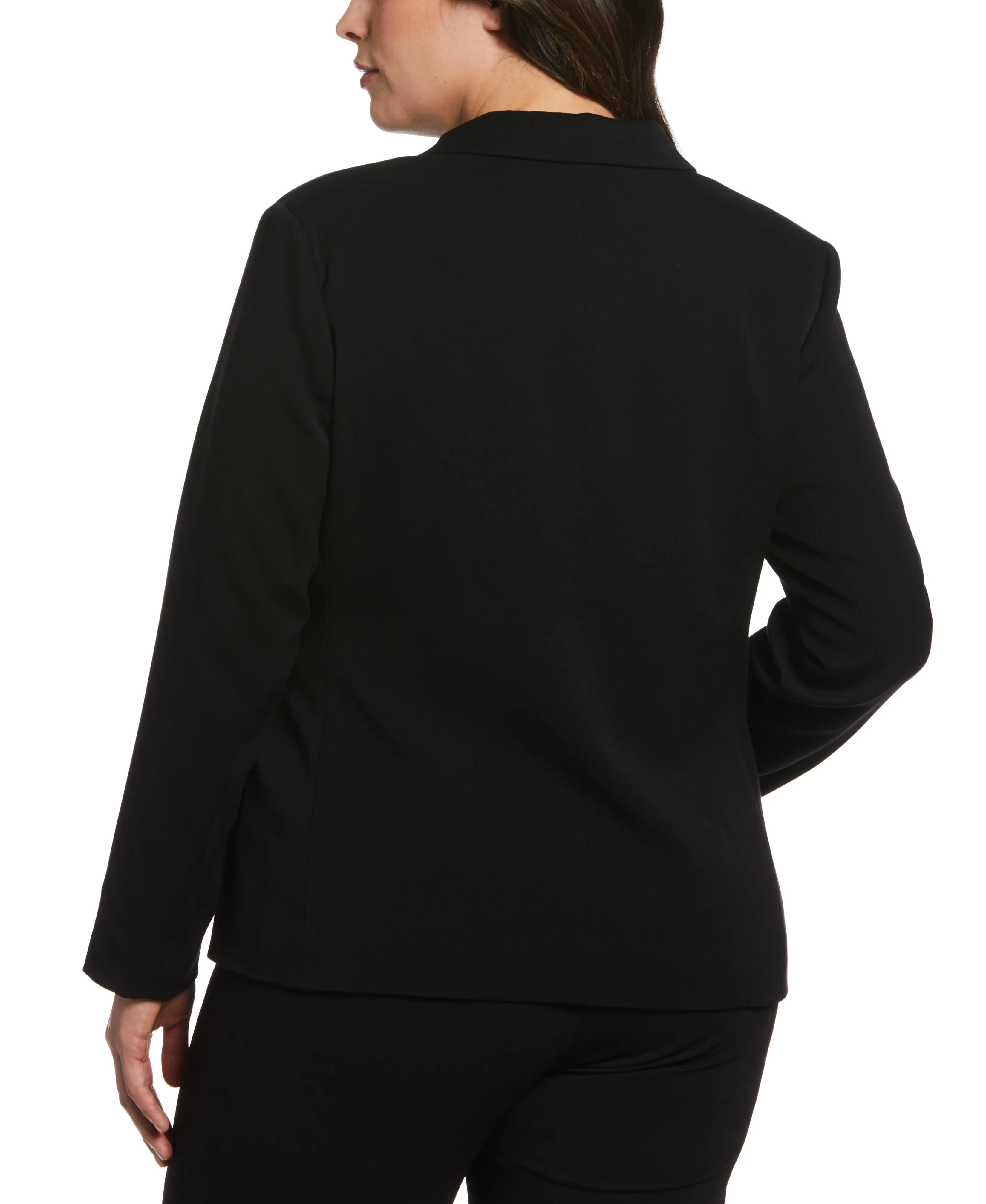 Plus Size Front Tie Wrap Suit