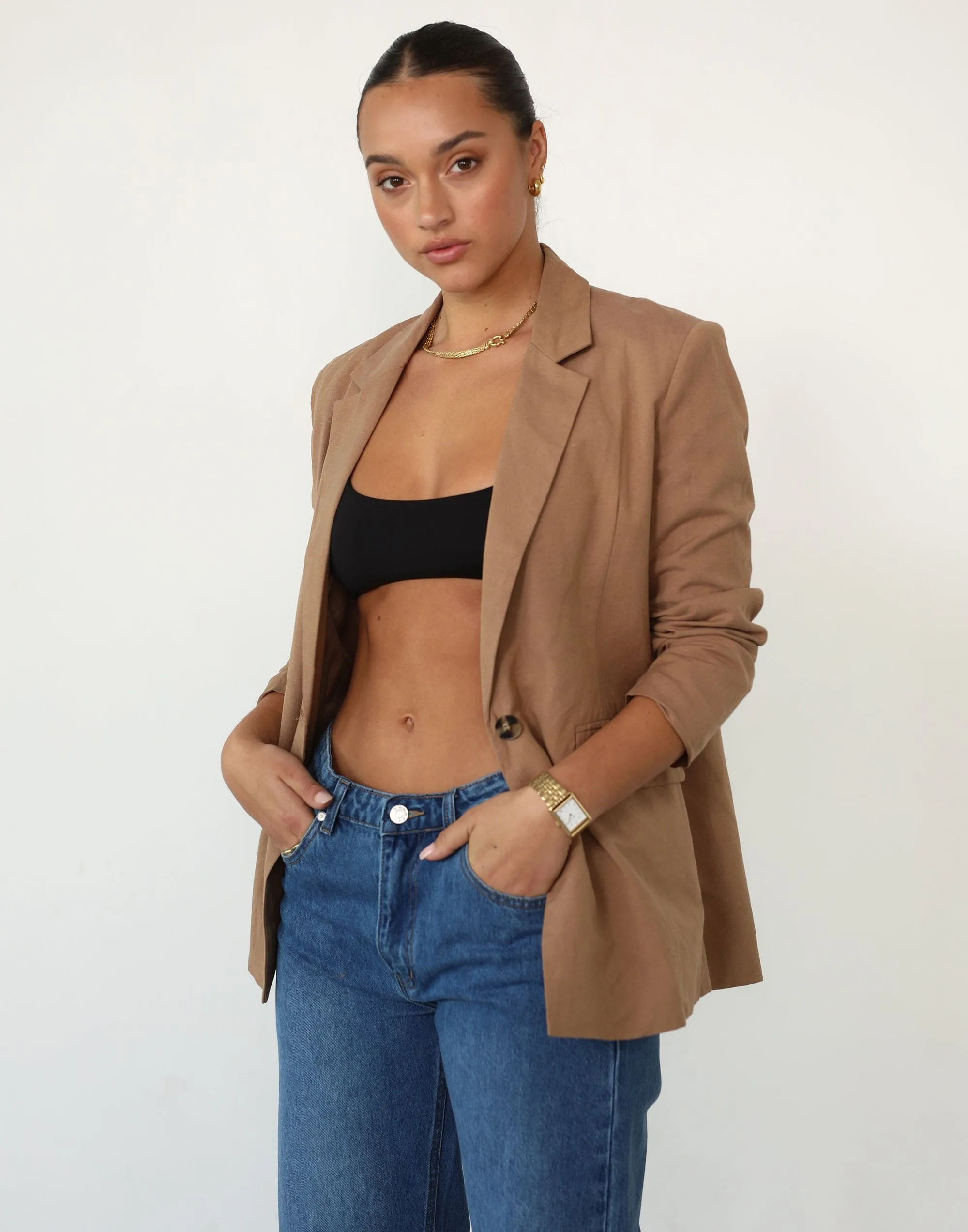 Rina Blazer (Mocha)