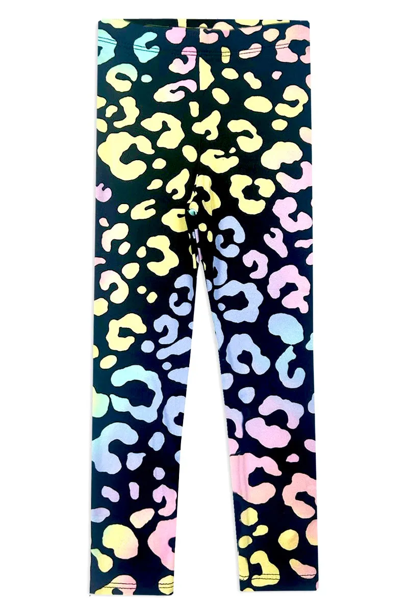 Simply Soft Long Legging - Pastel Ombre Leopard