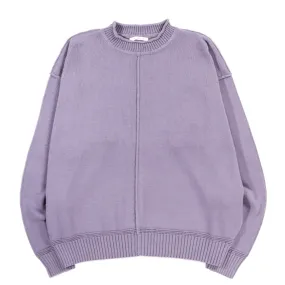 S.K. MANOR HILL WHARF SWEATER LAVENDER COTTON