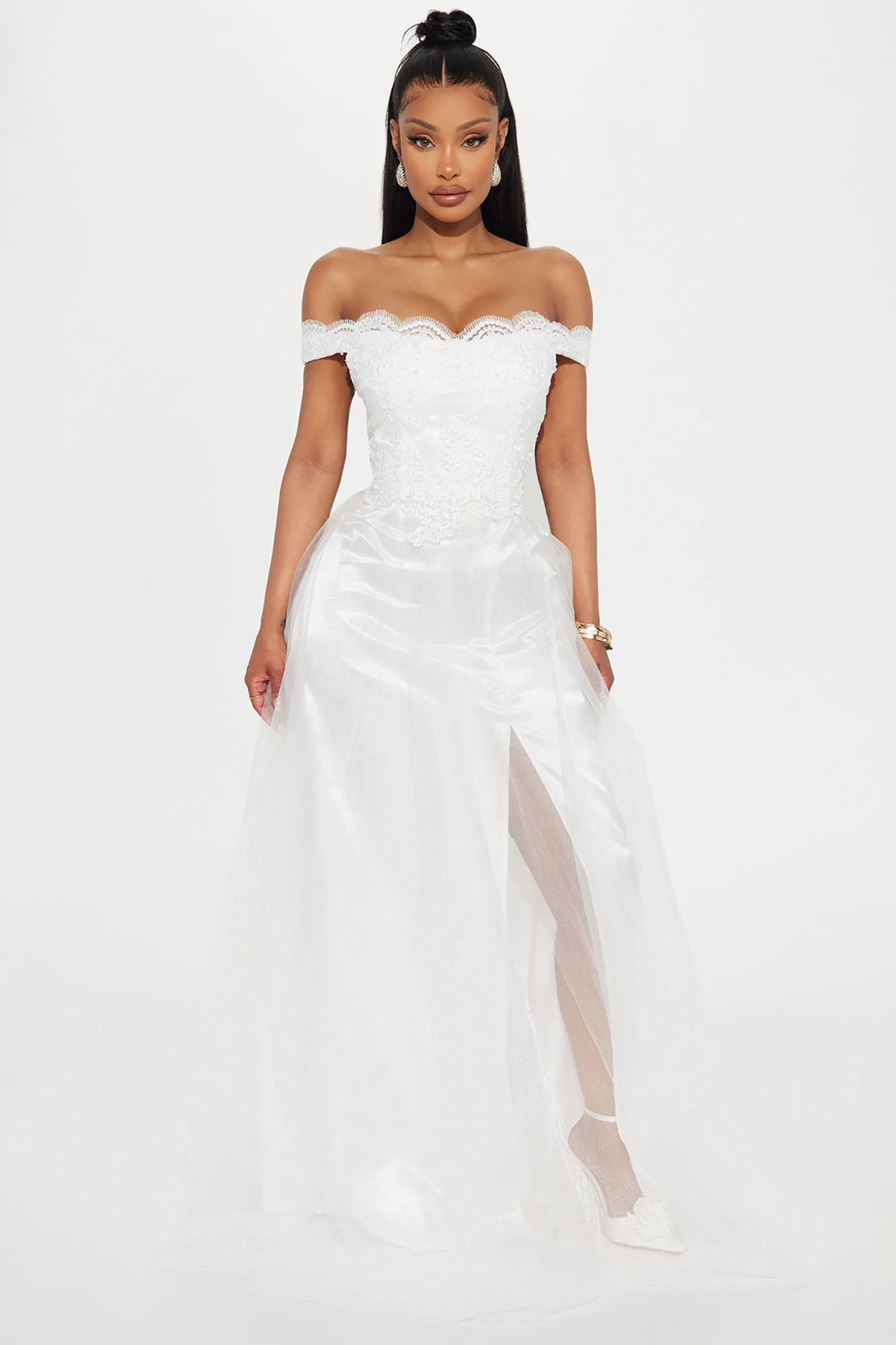 Splendid Ball Night Gown - White