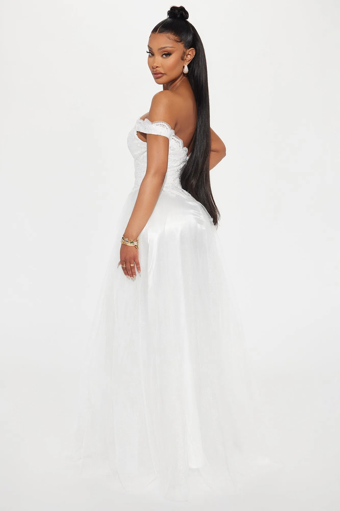 Splendid Ball Night Gown - White