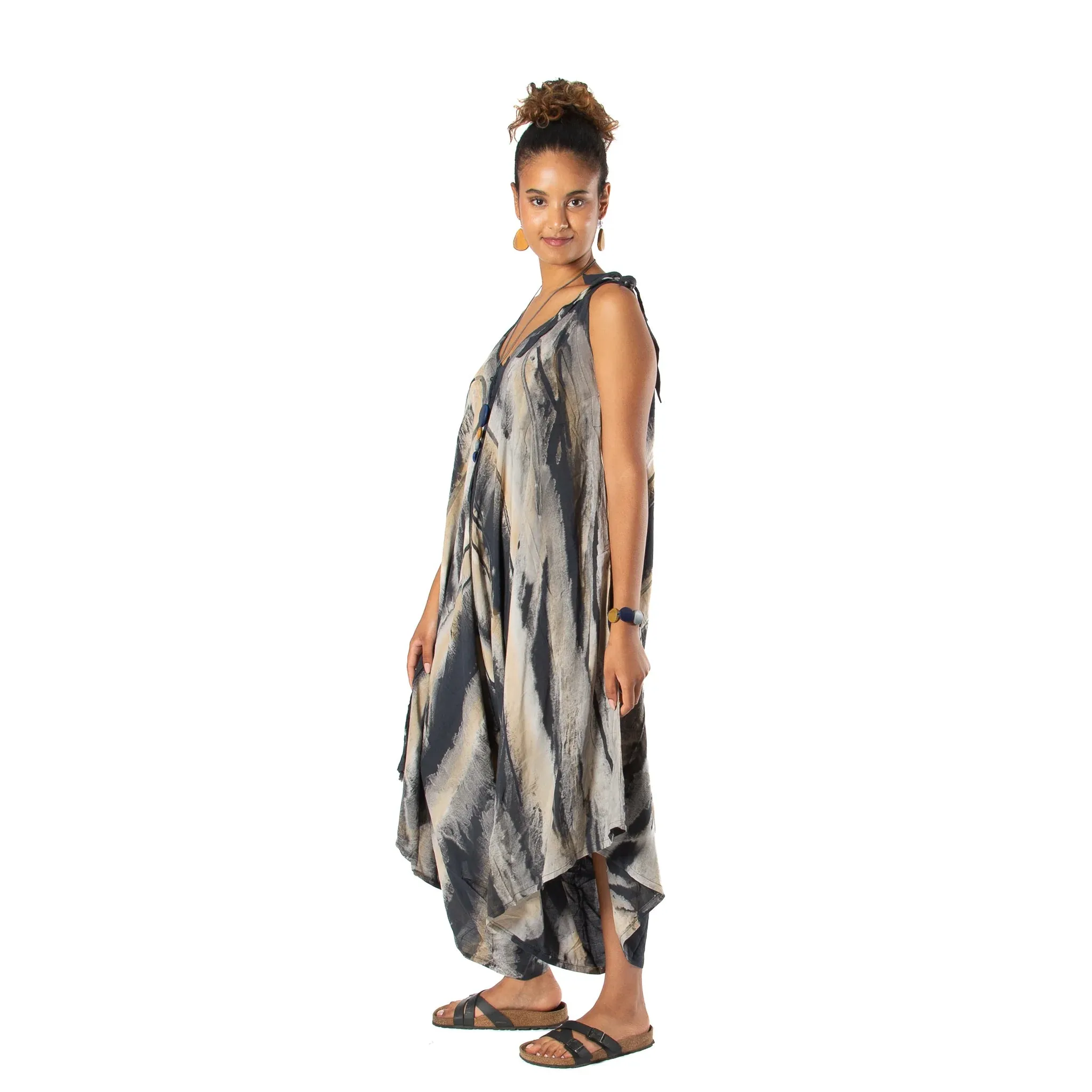 Suzie Blue - Tie Dye Design Romper