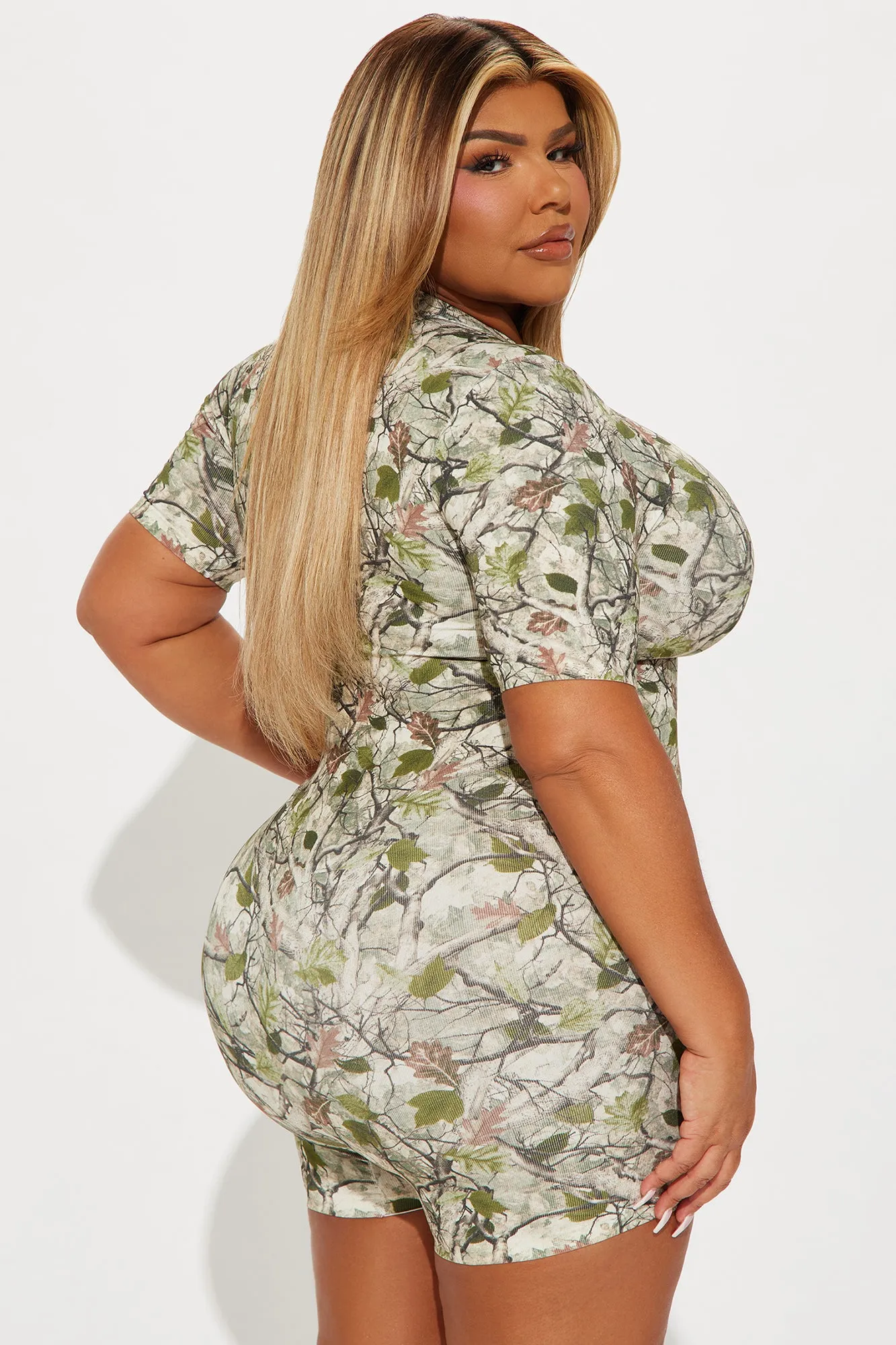 Undercover Seamless Romper - Olive/combo