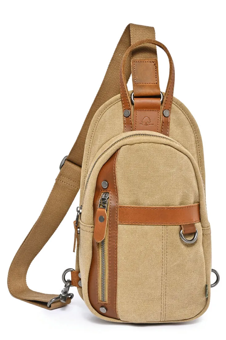 Unisex agave Canvas Sling Bag